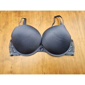 Smart and Sexy Bra SA276 Size 36C Padded Maximum Cleavage Lace Lined Push-Up